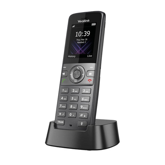 Yealink W73H Wireless DECT Handset - Compact, HD Voice & Noise Cancellation