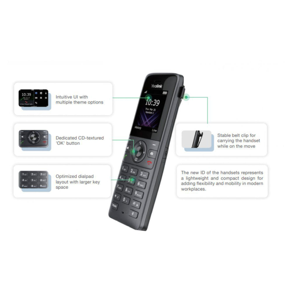 Yealink W73P DECT IP Phone: Mobility & Flexibility for Small & Medium Businesses